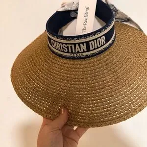 Dior | Accessories | Dioriviera Docean Visor With Mitzah | Poshmark